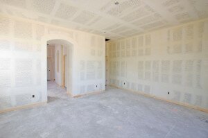  New Construction Interior Drywall Empty Room